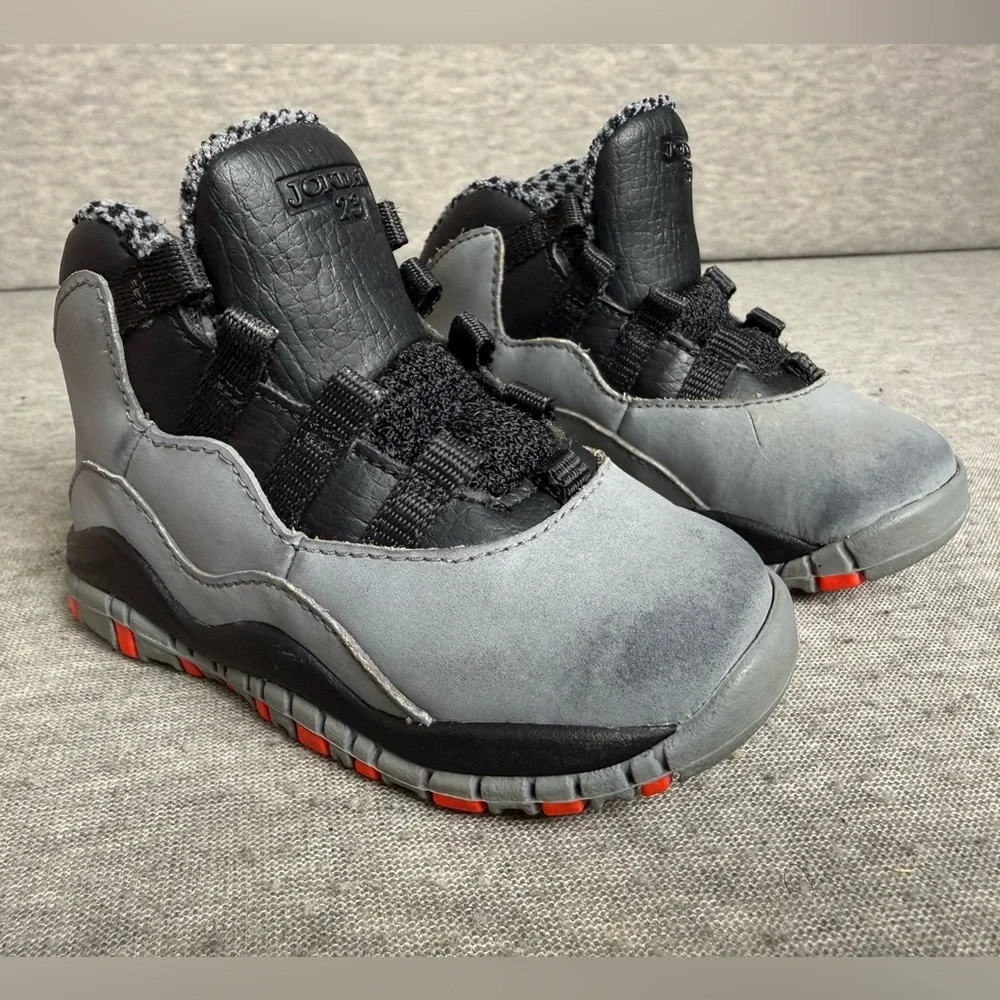 Nike Air Jordan Children‎ Toddler Size 6C Shoes Black Gray 310808-023